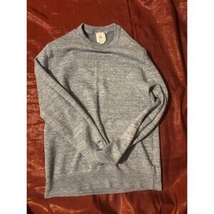 H&M Sweater Womens S Light Blue Heather Crewneck Long Sleeve Knit Cozy Casual